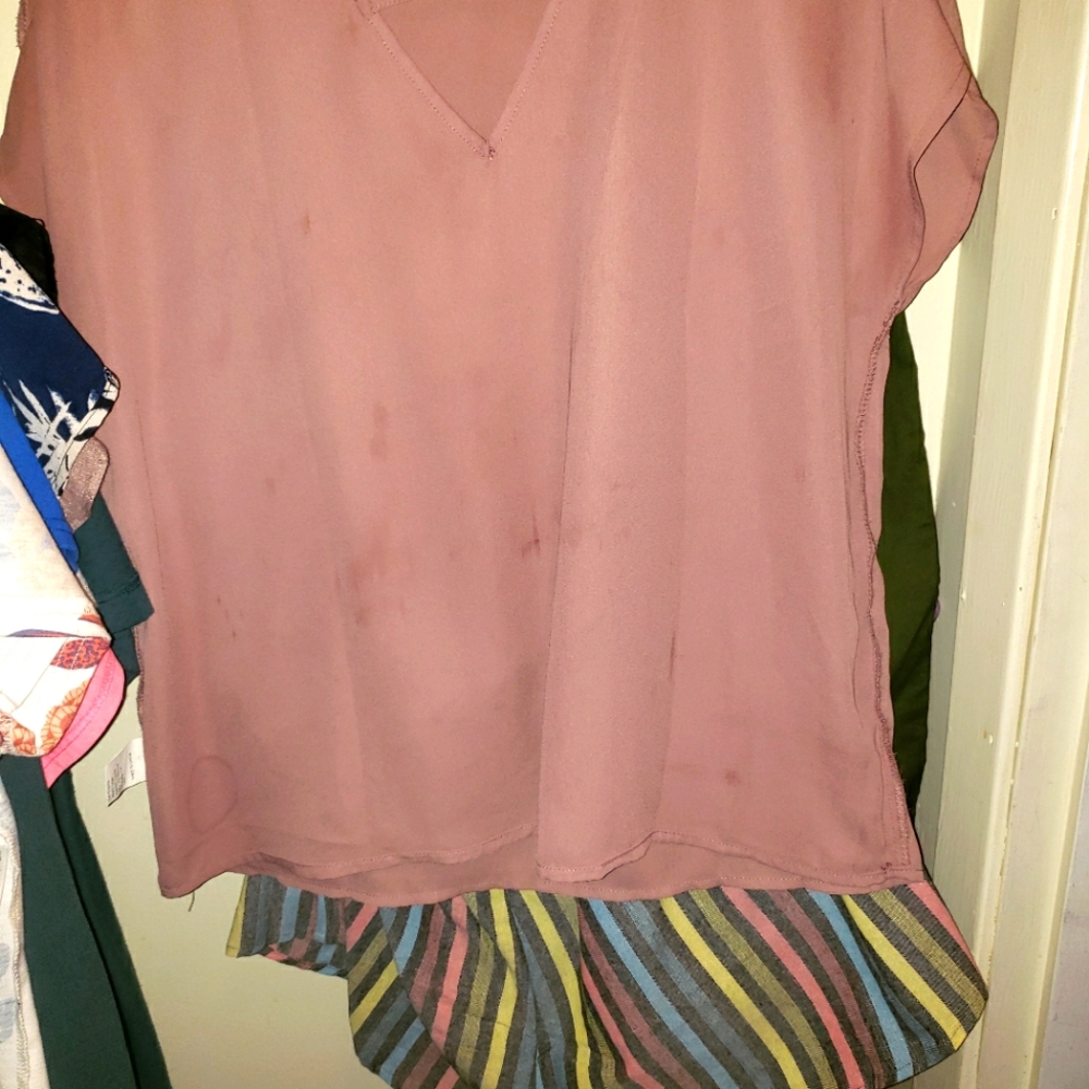 High waisted shorts with sheer loose top